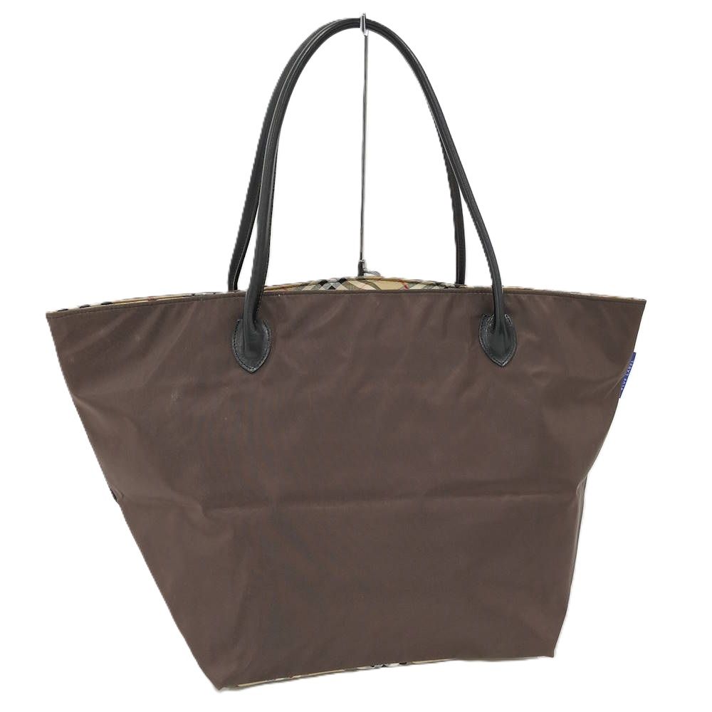 BURBERRY BLUE LABEL トートバッグ ナイロン ブラウン