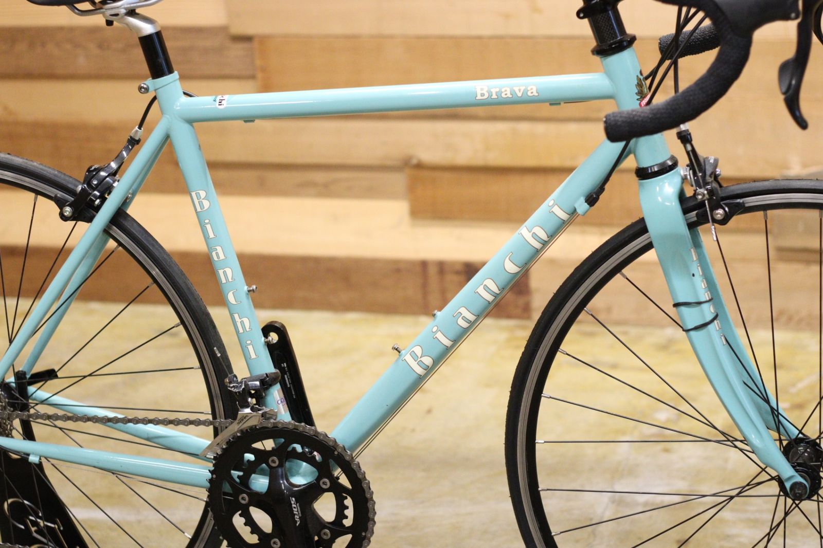 ビアンキ BIANCHI BRAVA 51サイズ シマノ ソラ 3500 9S クロモリ