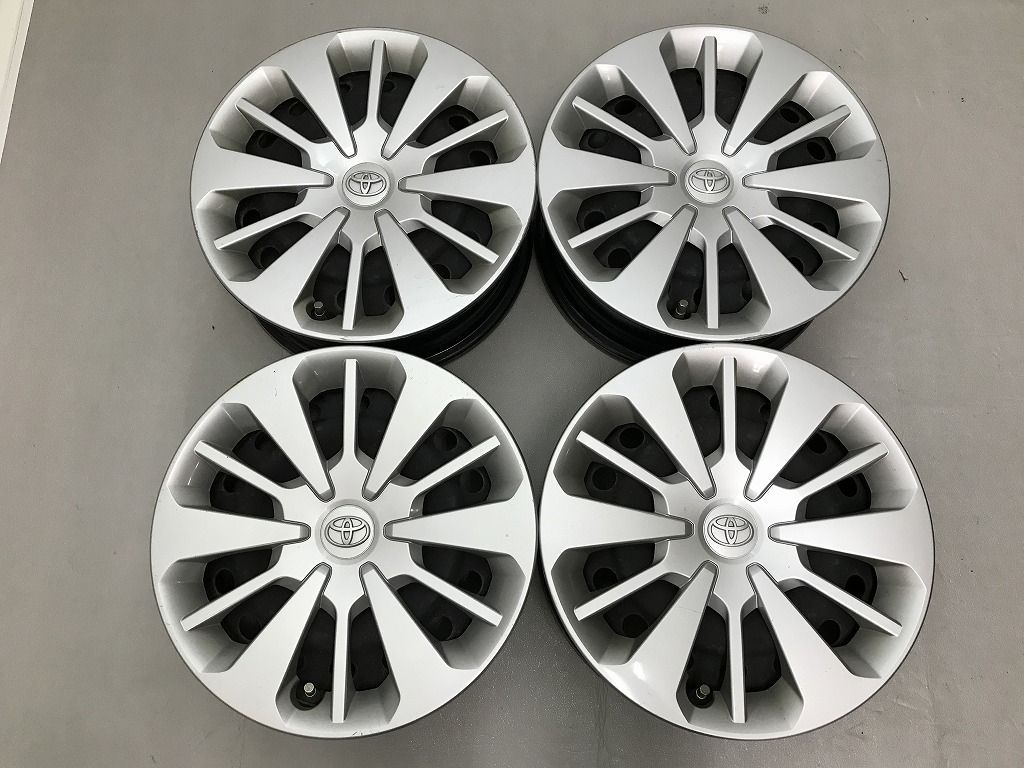 ◎良品 トヨタ ルーミー純正 スチールホイール 14inc 5J +45 100/4H 即納 個人宅OK 4本 検) TOYOTA アクア タンク パッソ シエンタ ポルテ