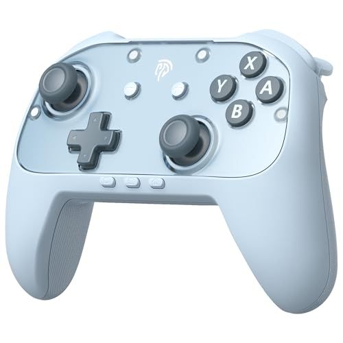 Switch 2 コントローラー Switch2代対応、磁気式交換可能、EasySMX S10 Lite フェイスプレートSwitch ワンタップで起動、スイッチ 2 コントローラー 、9軸ジャイロセンサー、連射機能付、スリープ解除 プロコン 0ee8b381
