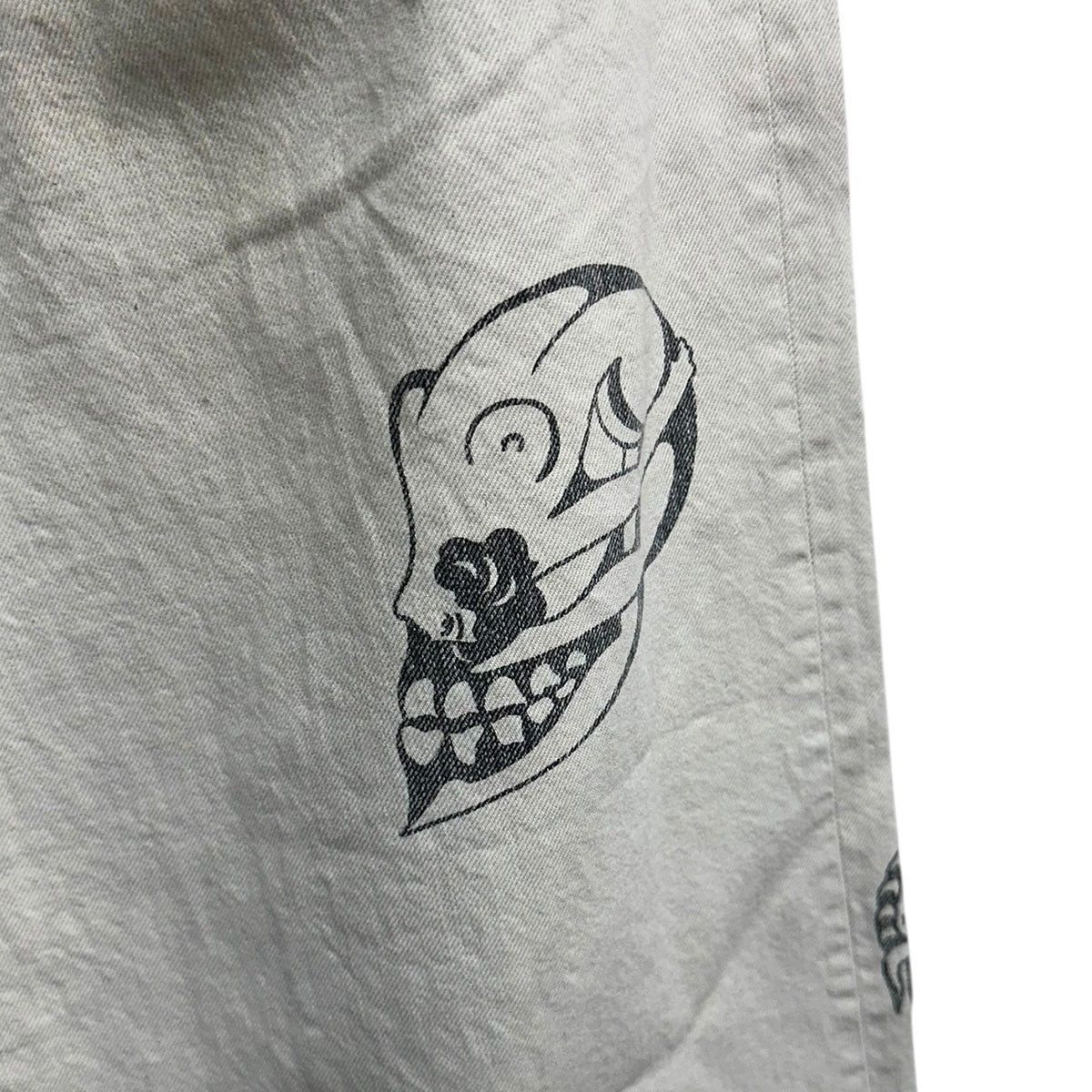 SUGARHILL TATTOO FLASH PRINT MODERN DENIM WIDE CUT タトゥー