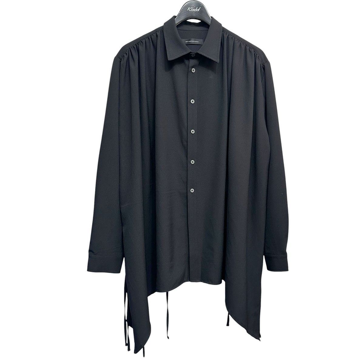 NOT CONVENTIONAL Gather Ribbon Shirt ギャザーリボンシャツ N26-019 