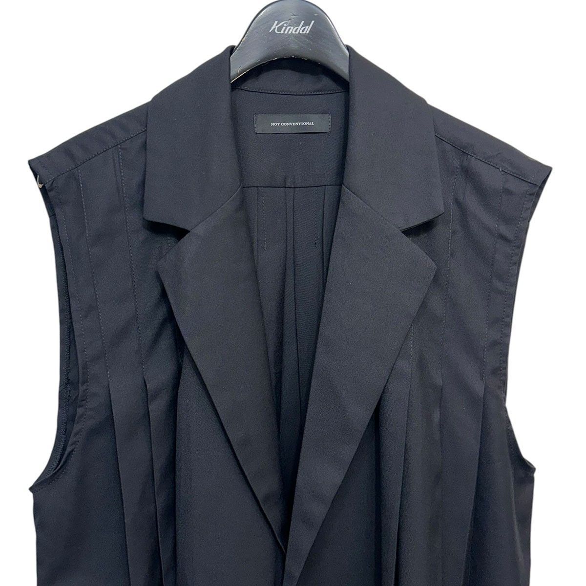 NOT CONVENTIONAL 26SS Wavy Hem Long Gilet ウェイビーヘムロングジレ