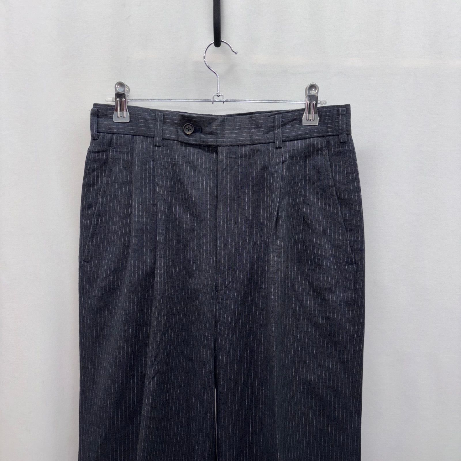 80s Comme des Garçons Homme ストライプ　スラックス COMME des GARÇONS HOMME】80s SLACKS コムデギャルソンオム
