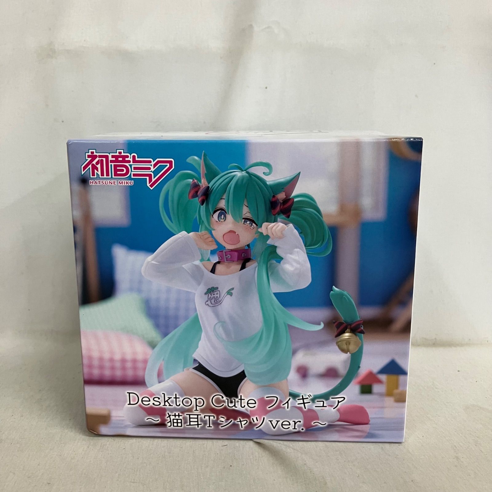 未開封 初音ミク Desktop Cute 猫耳Tシャツ フィギュア 4個セット