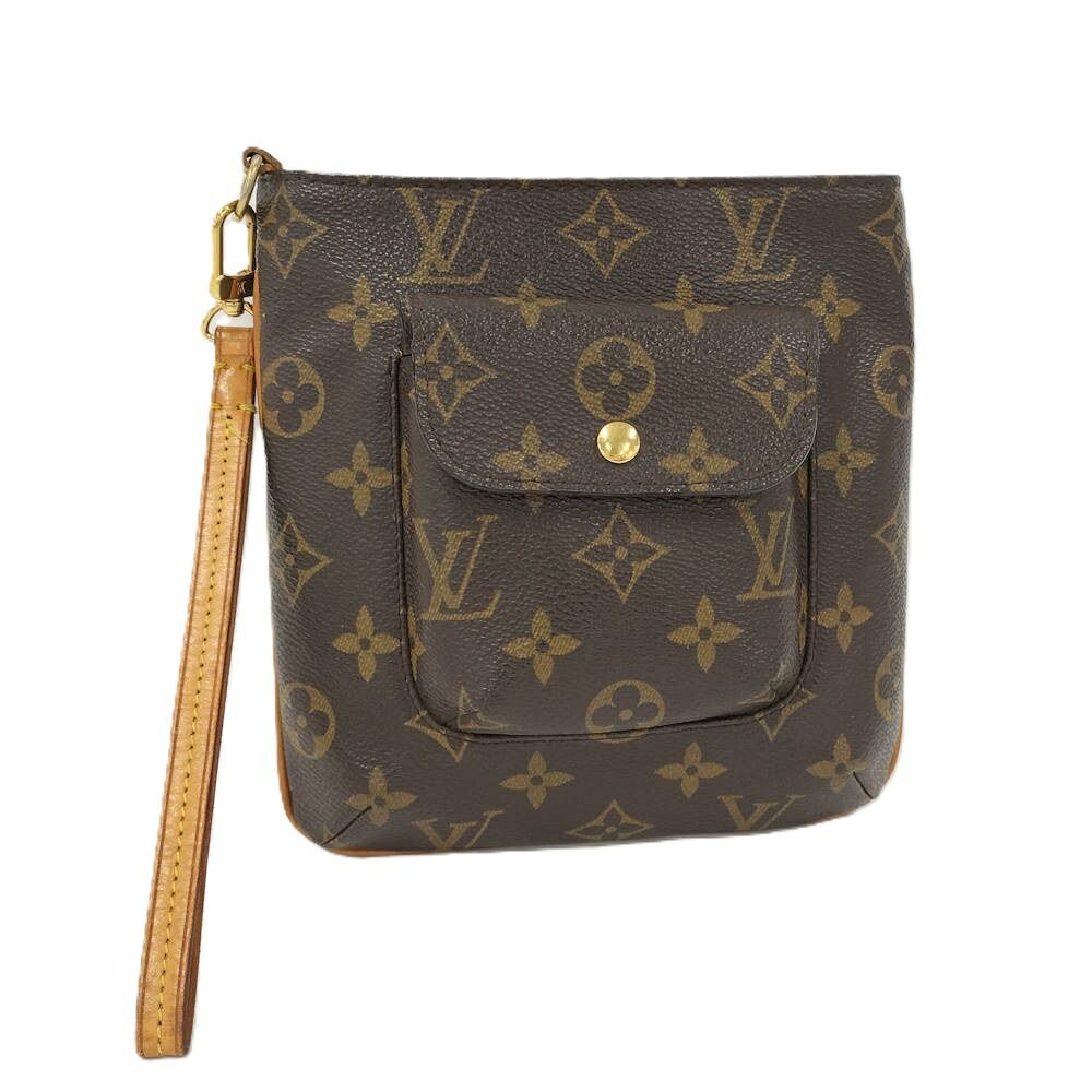 LOUIS VUITTON パルティシオン ポシェット ポーチ モノグラム ブラウン M51901