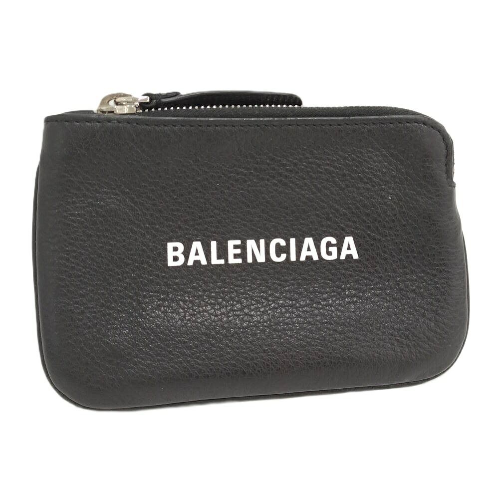 BALENCIAGA コインケース エブリデイ 小銭入れ レザー ブラック