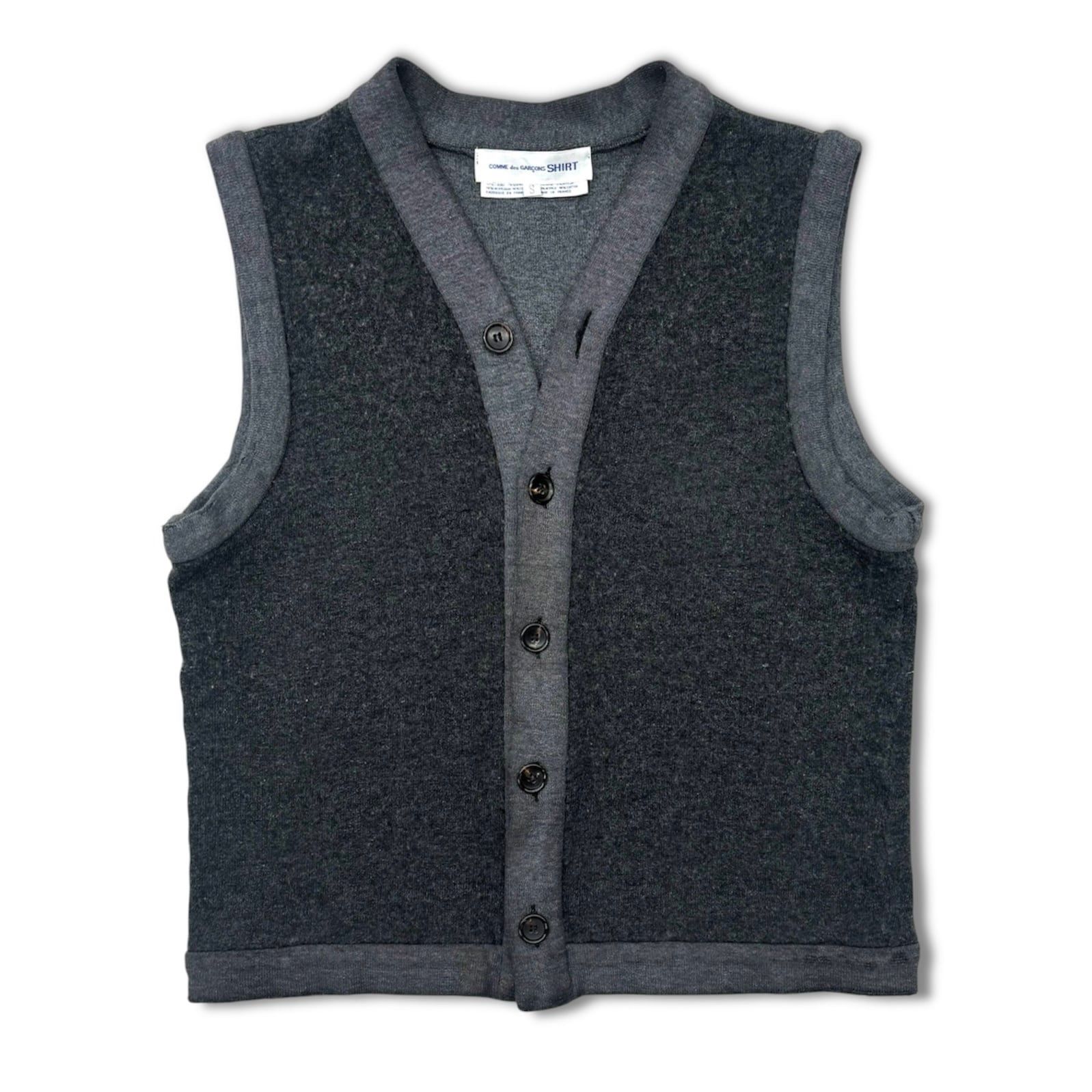 【Comme des Garçons SHIRT】80-90s KNIT VEST コムデギャルソン　シャツ　ベスト
