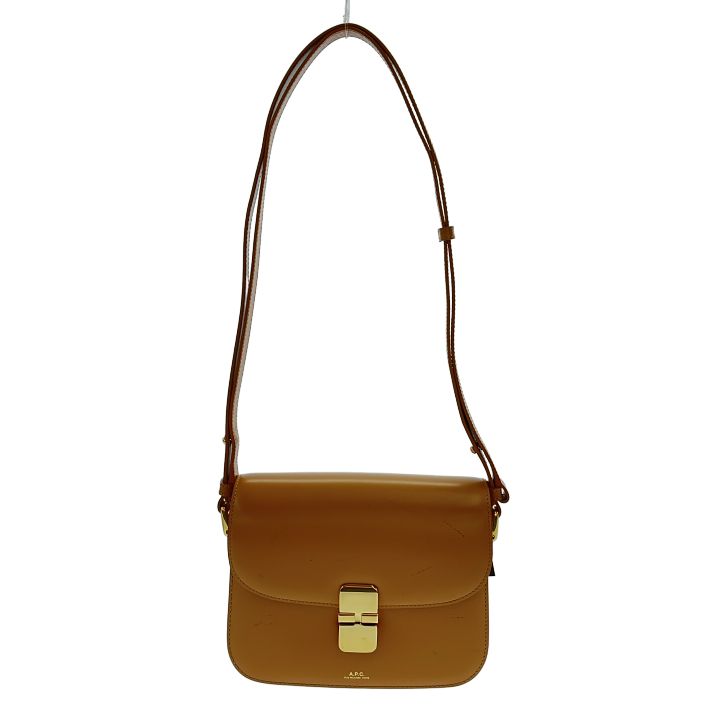 A.P.C. (アーペーセー) レザーショルダーバッグ ベージュ ー