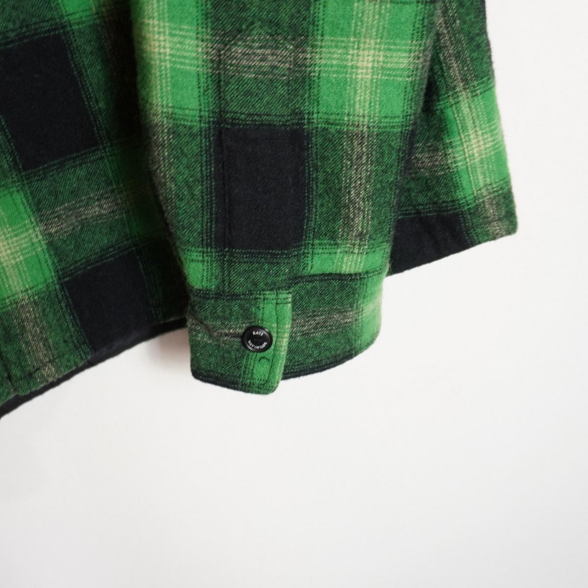 美品 25AW RATS ラッツ WOOL CHECK SHIRT JKT 長袖 チェック ウール 