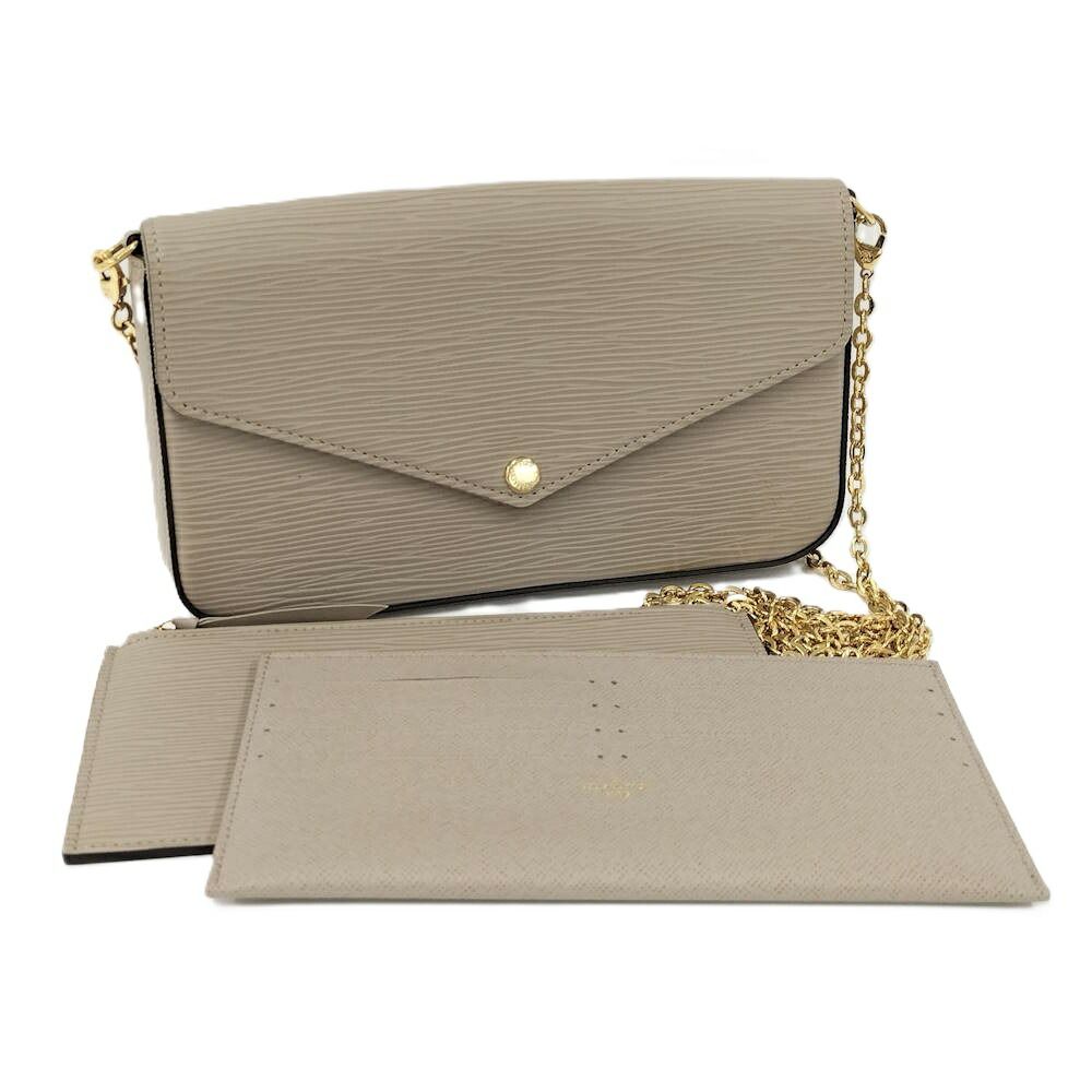 LOUIS VUITTON ポシェット フェリシー チェーンショルダーバッグ エピ ガレ M68758