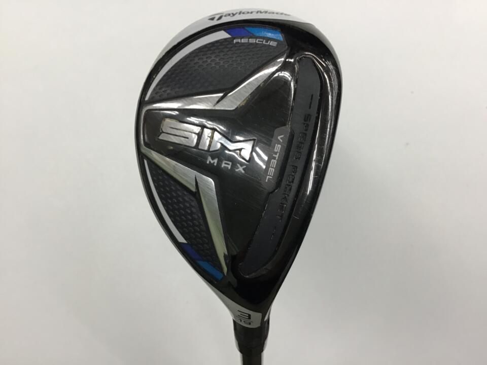 テーラーメイド　SIM MAX　19度　TENSEI BLUE TM60　Sフレックス　ユーティリティ　中古【最短即日発送】