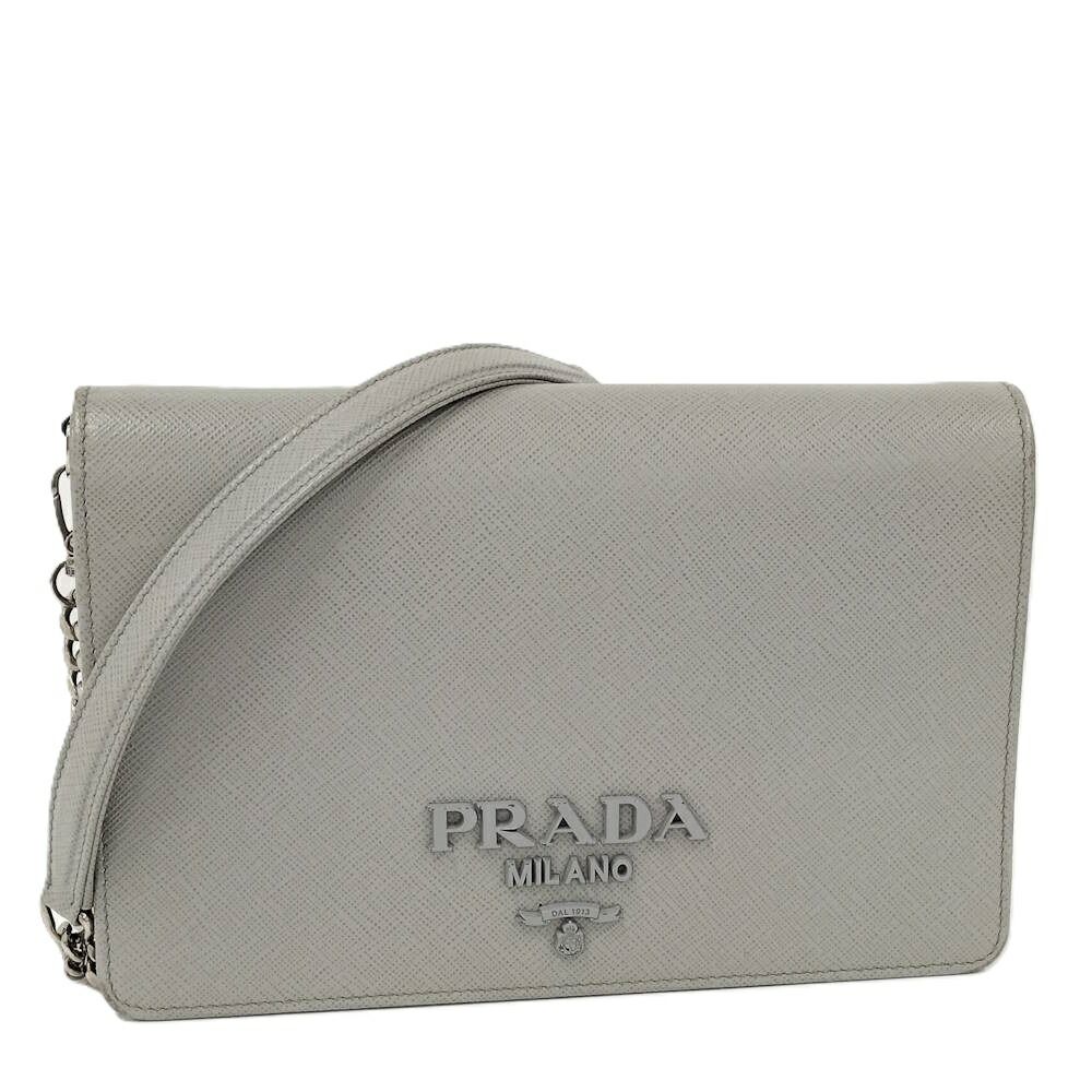 PRADA チェーンショルダーウォレット サフィアーノ 1BP018