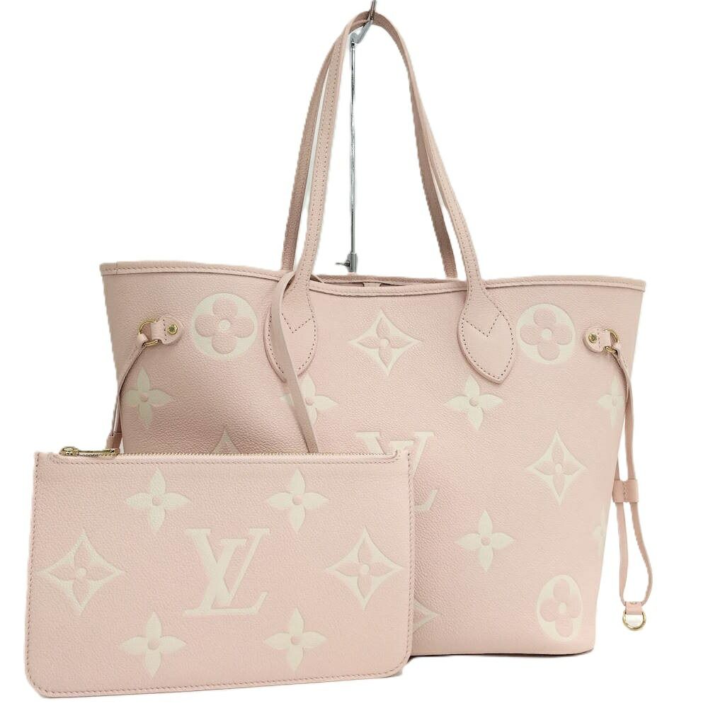 LOUIS VUITTON ネヴァーフル MM モノグラムアンプラント ローズトリアノン×クレーム M46329