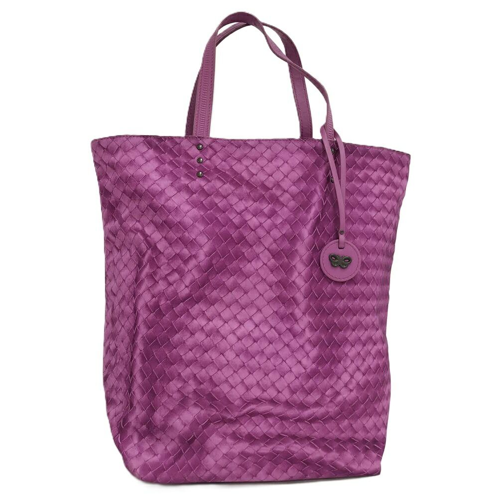 BOTTEGA VENETA トートバッグ イントレッチオ ナイロン パープル