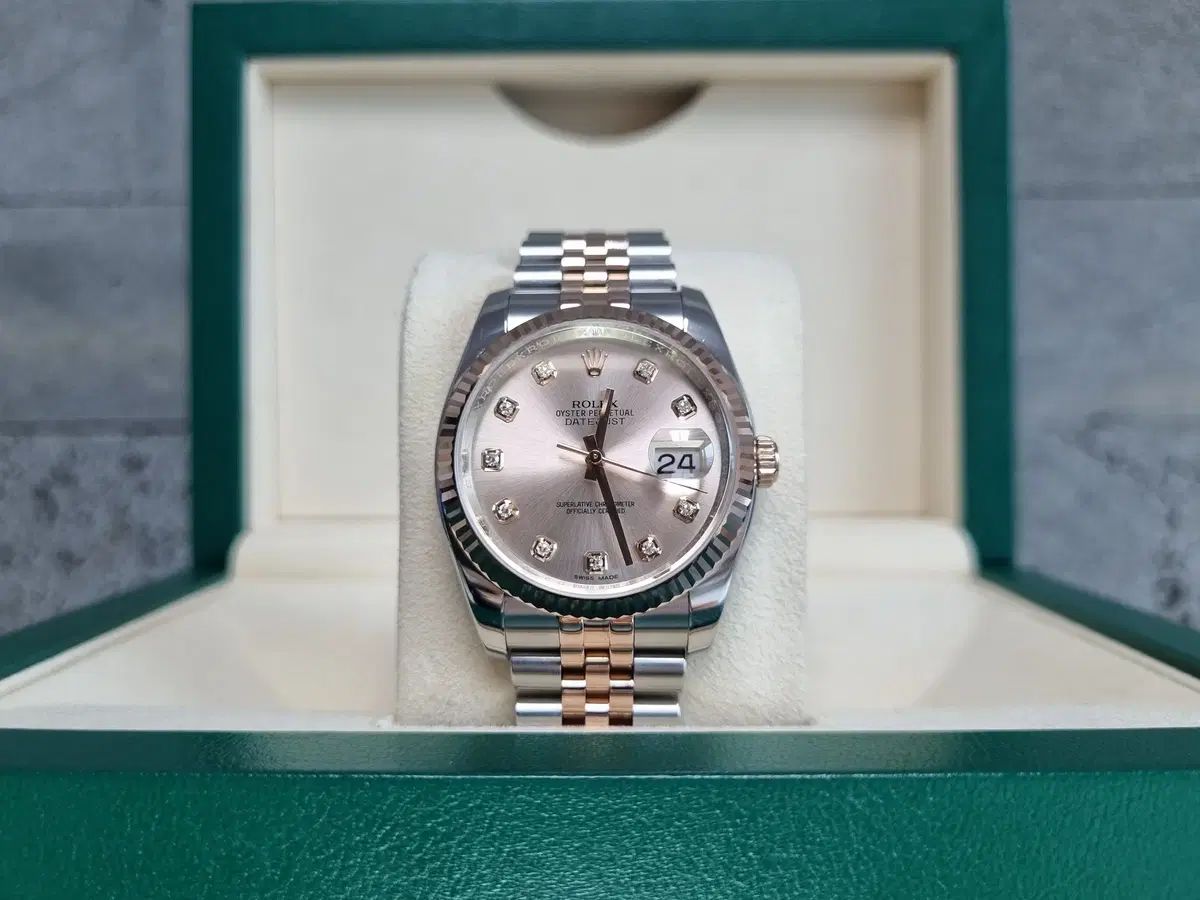 ROLEX ロレックス デイジャスト36 ピンクテンポ ローズゴールド 116231
