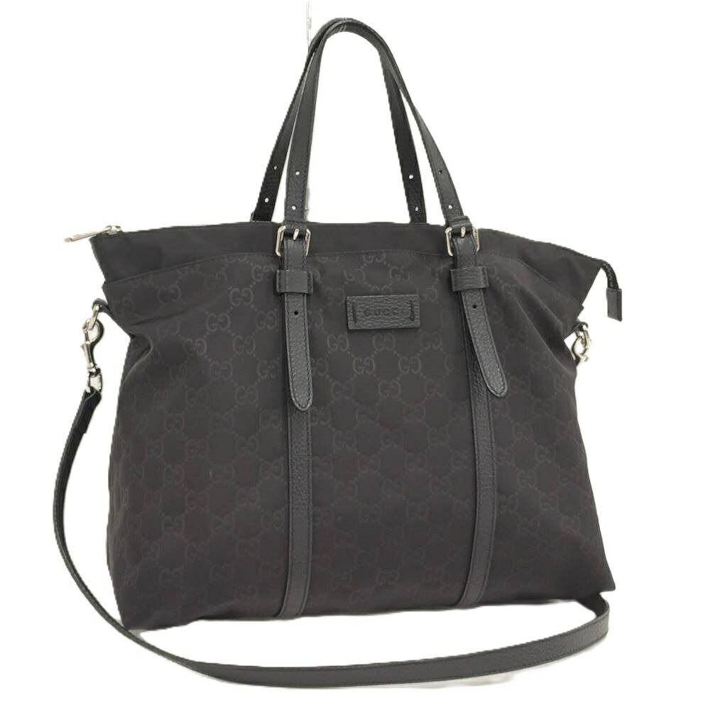GUCCI GGナイロン 2WAYトートバッグ 387067