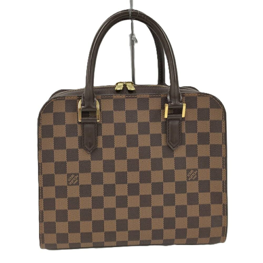 LOUIS VUITTON トリアナ ハンドバッグ ダミエ エベヌ N51155
