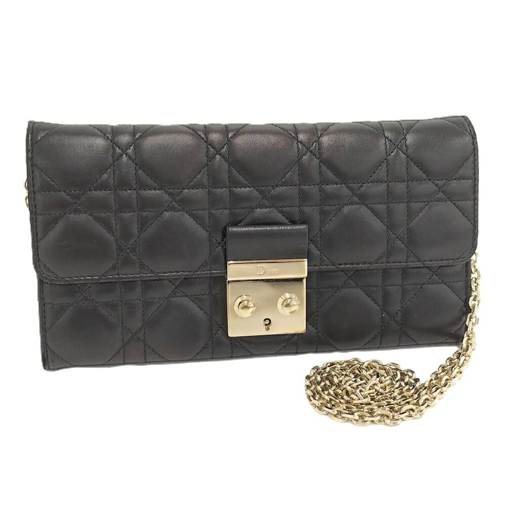 DIOR カナージュ チェーンウォレット