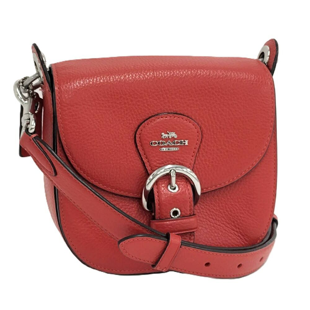 COACH クリオショルダーバッグ レザー レッド C5685 8,994円