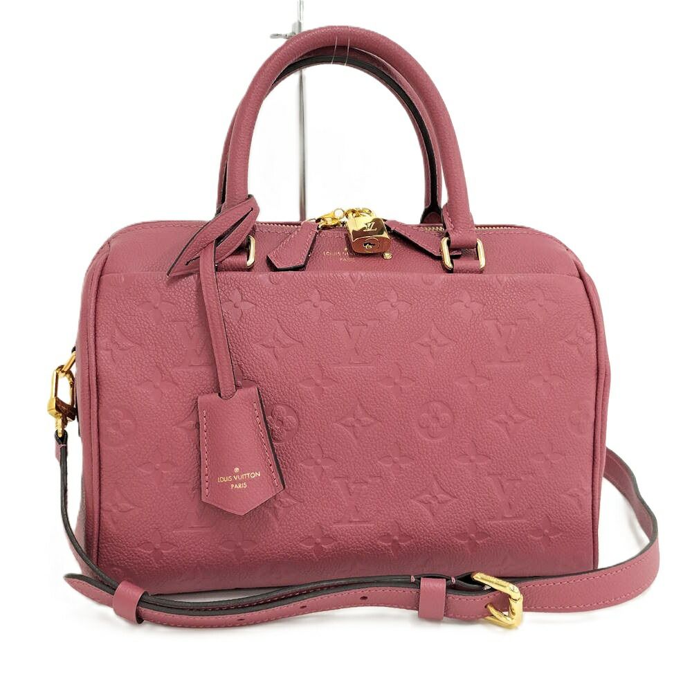 LOUIS VUITTON スピーディバンドリエール25 モノグラムアンプラント ローズブリュイエール M43736