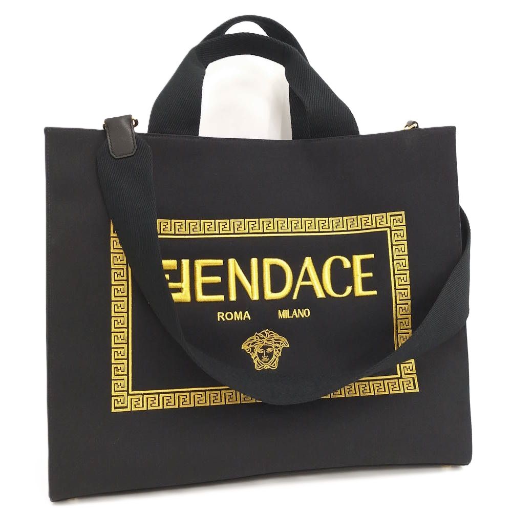 FENDACE VERSACE×FENDIコラボ フェンダーチェ トートバッグ 7VA558