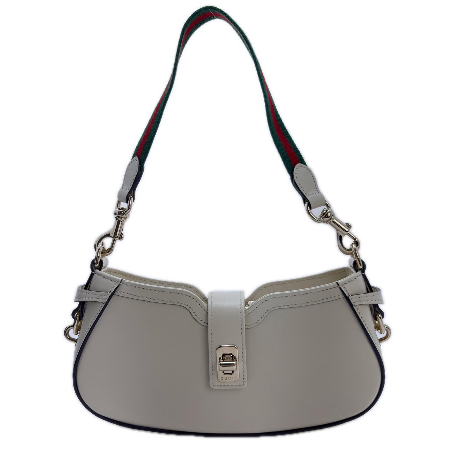 GUCCI グッチ バッグ ムーンサイド ワンショルダーバッグ アイボリー レザー 786015 レディース 2148104138804【中古】【200】
