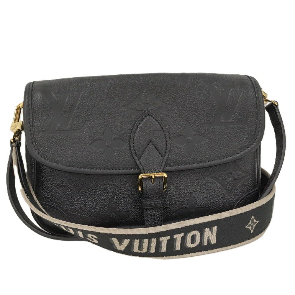 LOUIS VUITTON ディアヌ モノグラムアンプラント ノワール ショルダーバッグ M46386