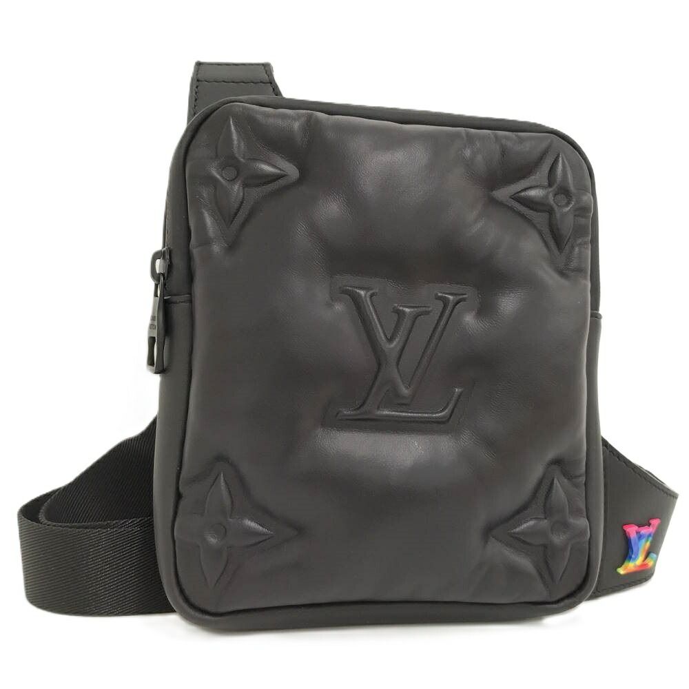 LOUISV UITTON アシンメトリカル スリングバッグ ラム ブラック M68773