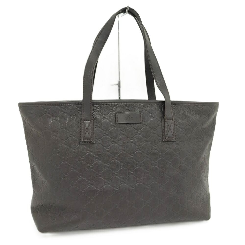 GUCCI グッチシマ トートバッグ ダークブラウン 211137