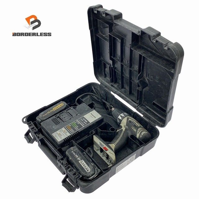 ☆中古品☆Panasonic パナソニック 14.4V 充電ドリルドライバー EZ7441 バッテリ2個(3.3Ah) 充電器 ケース付 充電式ドライバドリル130420