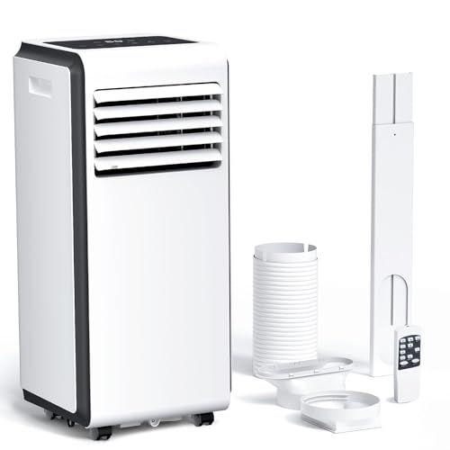 ZAFRO スポットクーラー 家庭用 2kW スポットエアコン【2026年最新】 移動式エアコン 工事不要 除湿 25L/日 ポータブルクーラー 6-8畳 冷風 送風 24Hタイマー 静音 おやすみモード リモコン 窓パネル付き 置き型 キャスター付き 暑ry