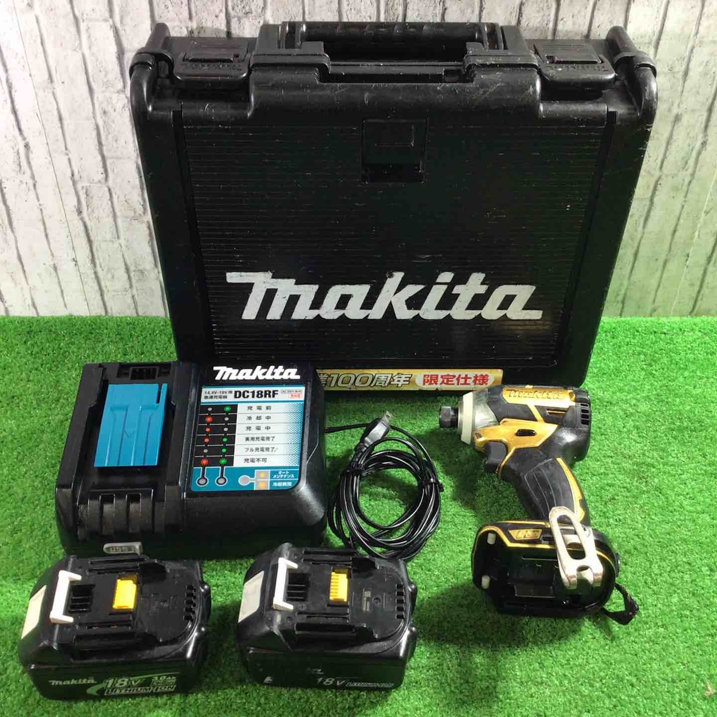 ◇マキタ(makita) コードレスインパクトドライバー 18V ゴールド TD148DSP1 (TD148DRTX) 100周年【川口店】