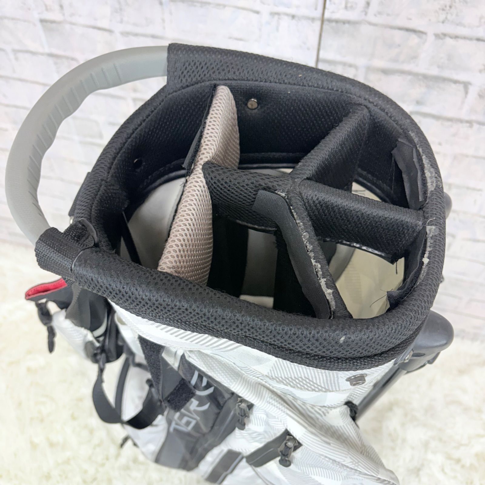 TIGORA ティゴラ キャディバッグ ゴルフバッグ golf ホワイト 白
