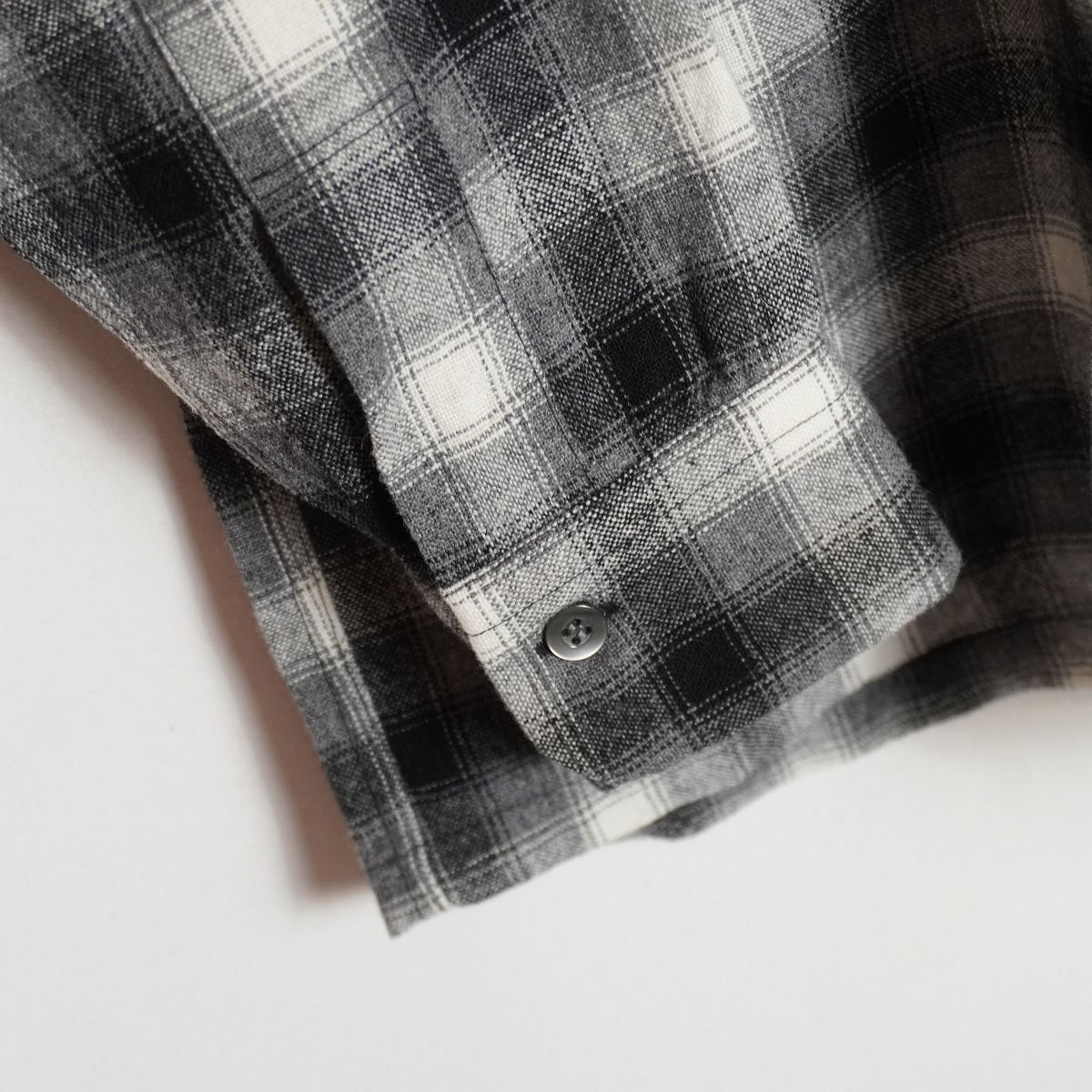 美品25AW Sub Culture サブカルチャー WOOL CHECK SHIRT 長袖 ウール 