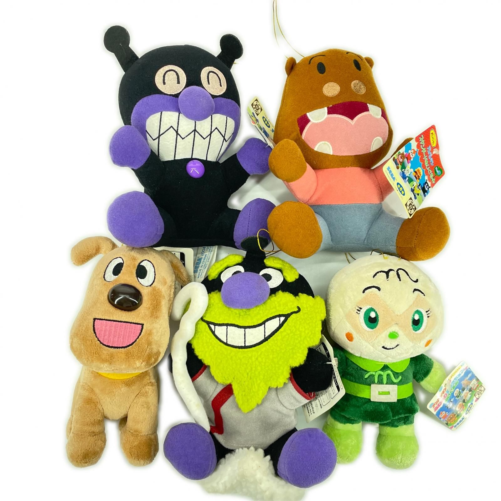 SEGATOYS 5点 まとめ売り アンパンマン ぬいぐるみ タグ付き - メルカリ