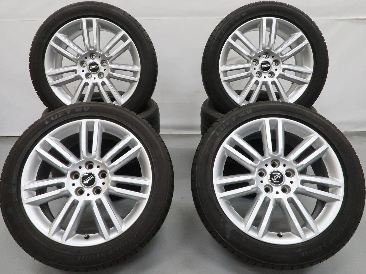 4本 MINI F60 クロスオーバー 純正 18インチ ホイール 7.5J+51 5H 112 ラジアル BRIDGESTONE LUFT RV 225/50R18 品番6856032 ペアスポーク