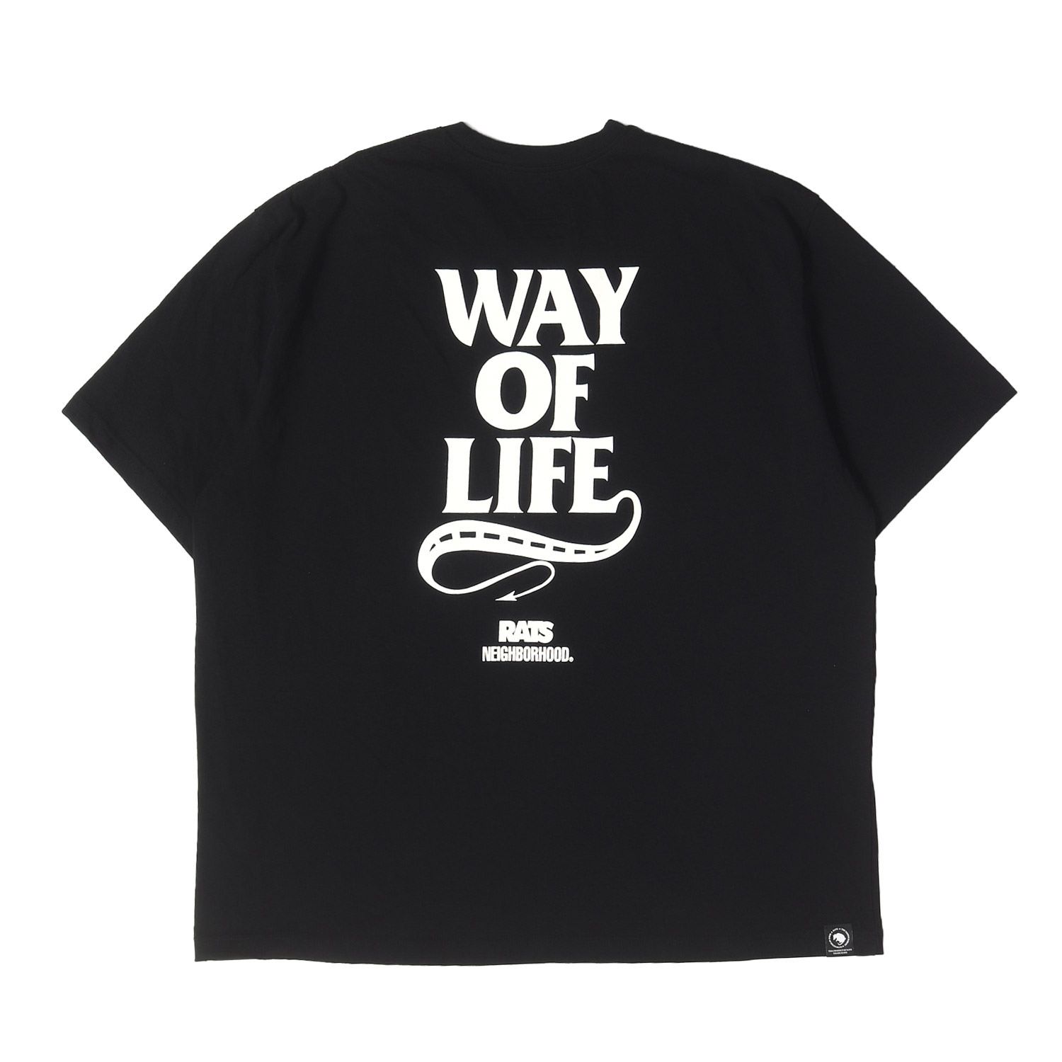 美品】RATS ラッツ Tシャツ ブラック 黒 サイズ:XL 25SS 20周年記念 初