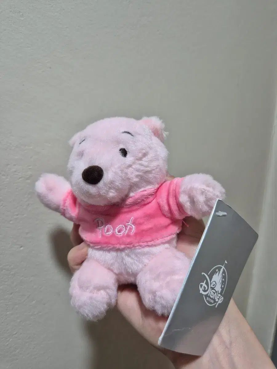 香港ディズニーSTORE ピンク クマ プーさん ぬいぐるみ ぬいぐるみ
