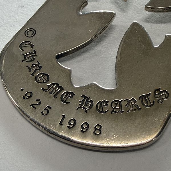 CHROME HEARTS/クロムハーツ D TAG LRG CO CRS カットアウトクロス