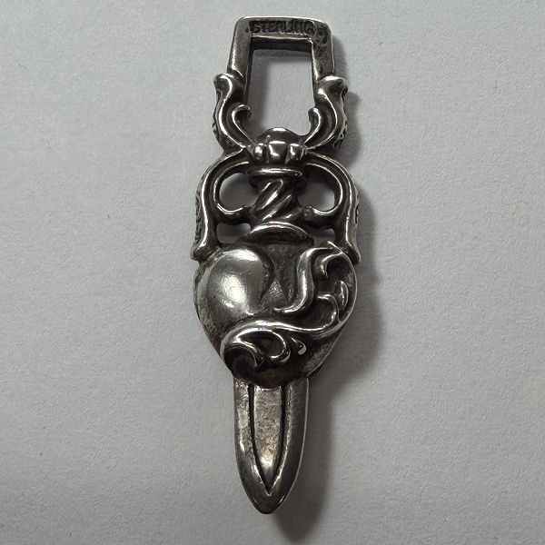 CHROME HEARTS/クロムハーツ DAGGER HEART/ダガーハート ペンダント