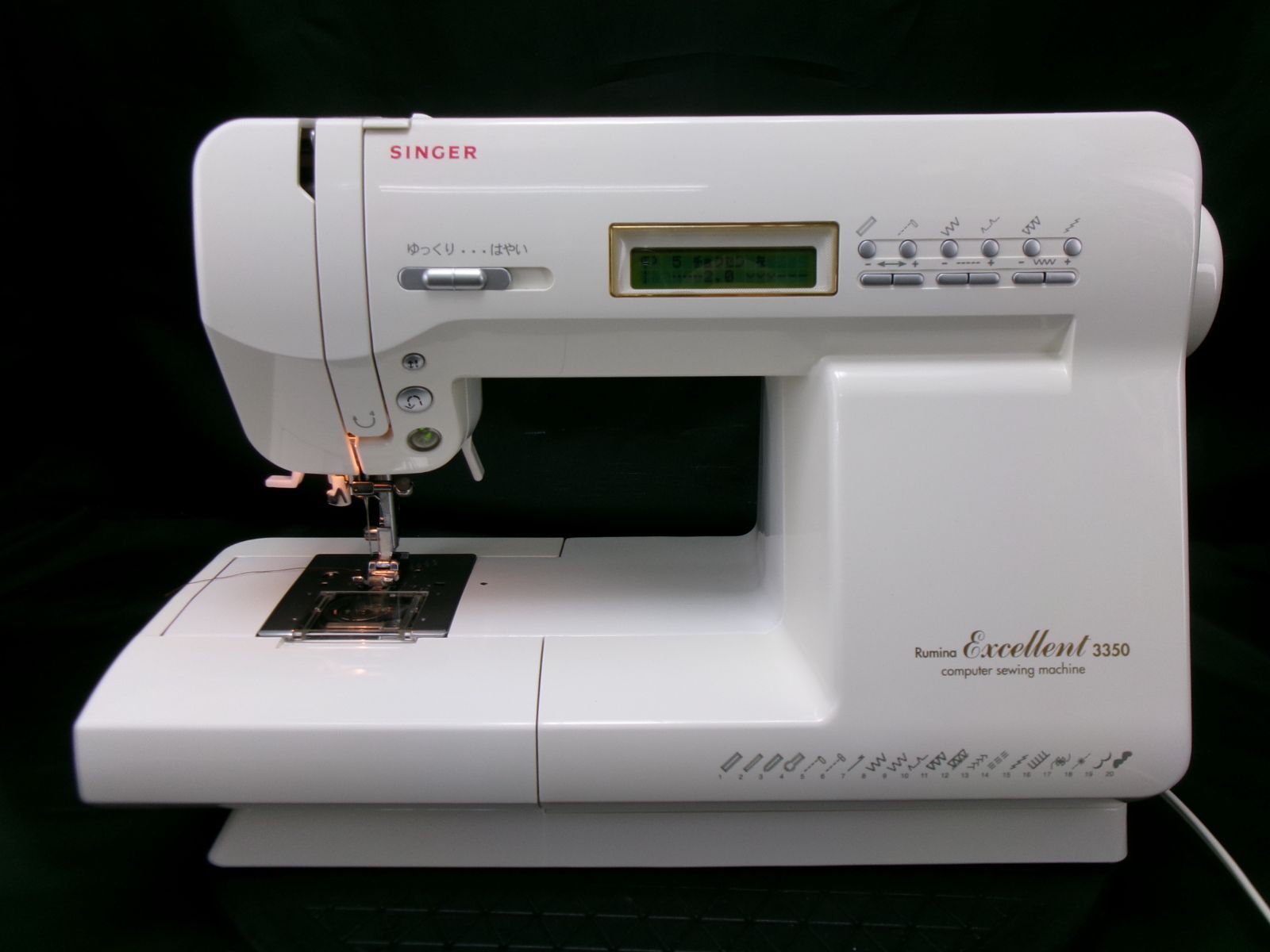 ★★★自動糸調子★シンガーコンピュータミシン　ルミナＥＸ　3350　★美品★