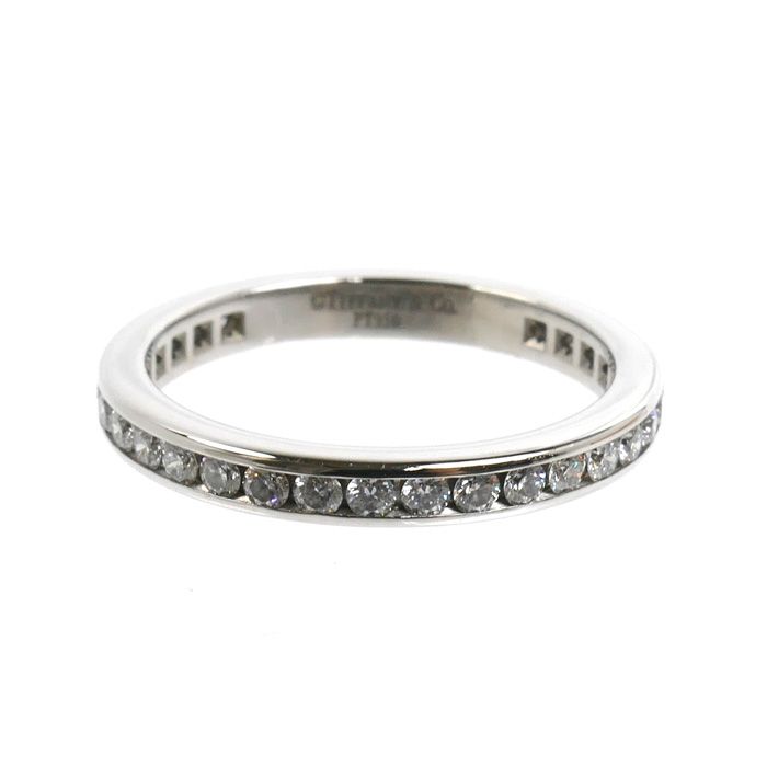 TIFFANY&Co. ティファニー Pt950プラチナ フルエタニティ チャネル 