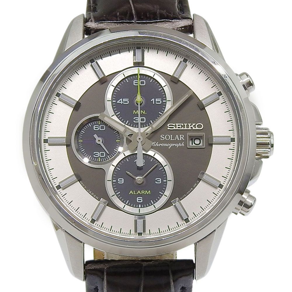 Seiko Solar | eBay SEIKO⁄セイコー V172-0AP0 △難有 クロノ不良 