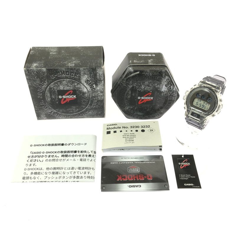 【中古美品】 G-SHOCK ジーショック DIGITAL DW-6900SK-1DR デジタル クォーツ 腕時計 【196-260620-ty-05-tagh】