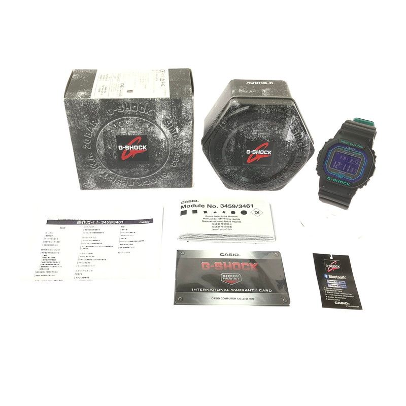 【中古美品】 G-SHOCK ジーショック DIGITAL GW-B5600BL-1 デジタル タフソーラー 時計 【196-260620-ty-06-tagh】