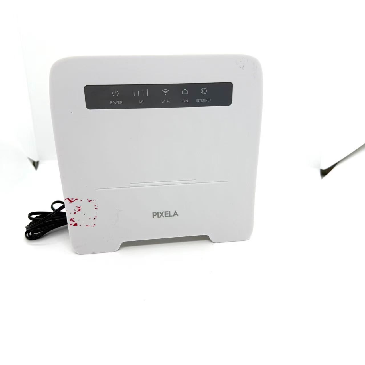 「中古品」PIXELA LTE対応 SIMフリーホームルーター 11ac(Wi-Fi5)対応 867+300Mbp / 標準SIM（docomo、au、SoftBank、Rakuten回線対応）/ モバイル通信 PIX-RT100