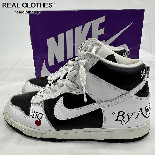 Supreme×NIKE/シュプリーム×ナイキ SB DUNK HIGH OG QS BY ANY MEANS/ダンクハイ バイ エニー ミーンズ DN3741-002/28