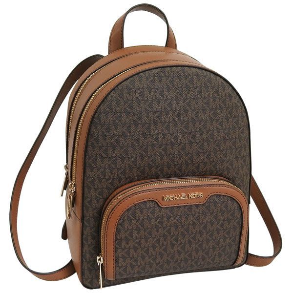マイケルコース バッグ レディース リュック バックパック アウトレット ブラウン PVC JAYCEE MD ZIP PKT BACKPACK 35S2G8TB2B BROWN MICHAEL KORS