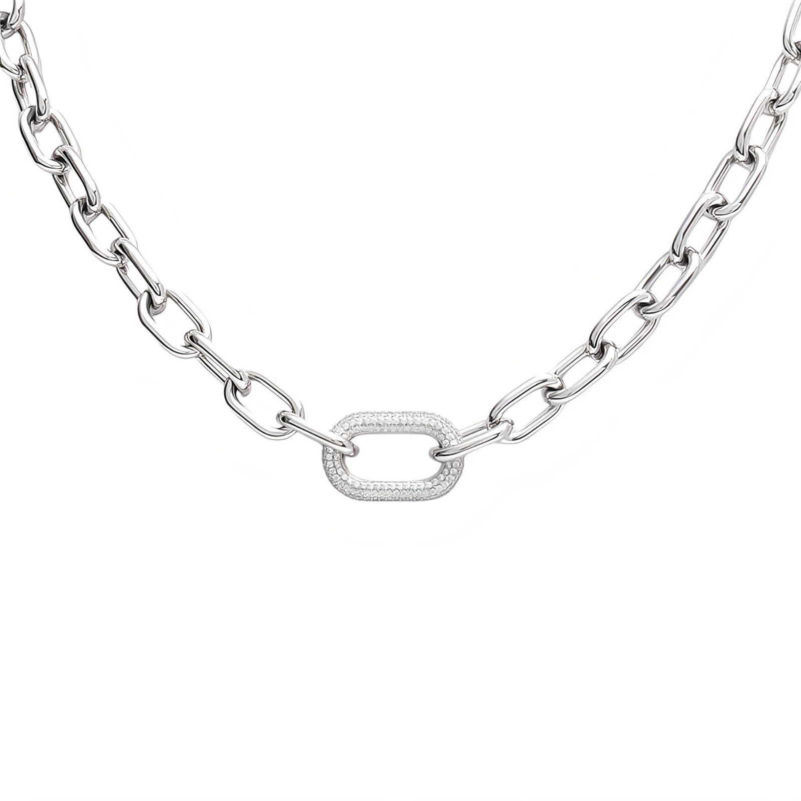 【ギフト対応可】ダニエルウェリントン DANIEL WELLINGTON ネックレス Crystal Link Necklace Silver レディース シルバー 高級 上品 アクセサリー 人気 ブランド おしゃれ 誕生日 記念 プレゼント ギフト 送料無料